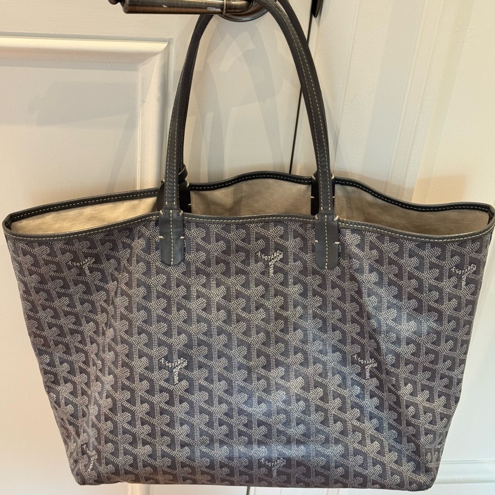 Authentic Grey Goyard St. Louis PM TOTE